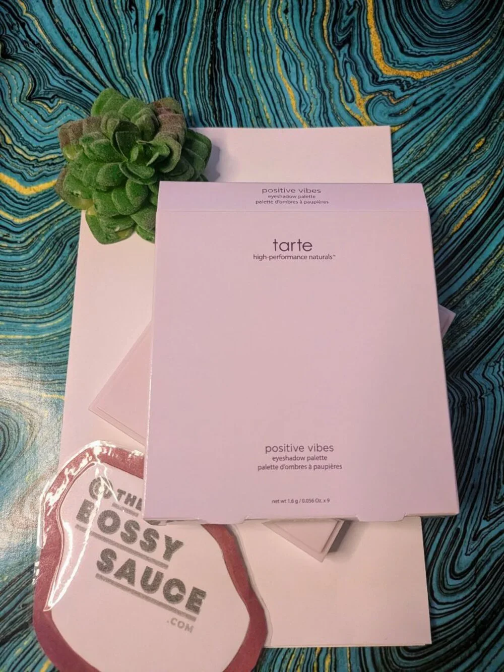 🌸 Tarte Positive Vibes 9 Pan Pink Nudes Eyeshadow Palette NIB